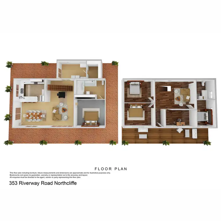 Floorplan of Homely house listing, 353 Riverway Road (Boorara Brook), Northcliffe WA 6262