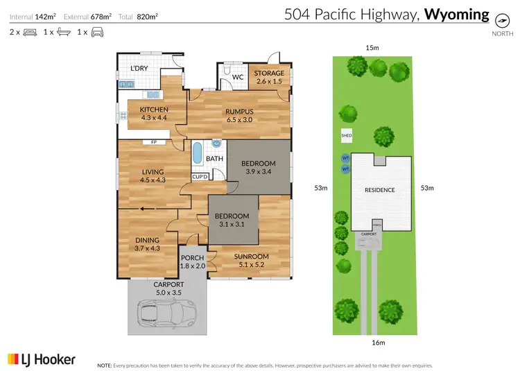 Floorplan of Homely house listing, 504 Pacific Highway, Wyoming NSW 2250