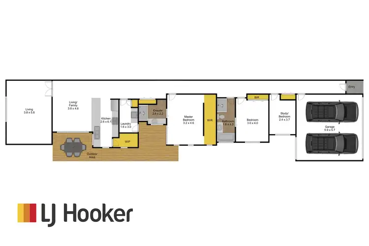 Floorplan of Homely house listing, 86B Breed Street, Traralgon VIC 3844