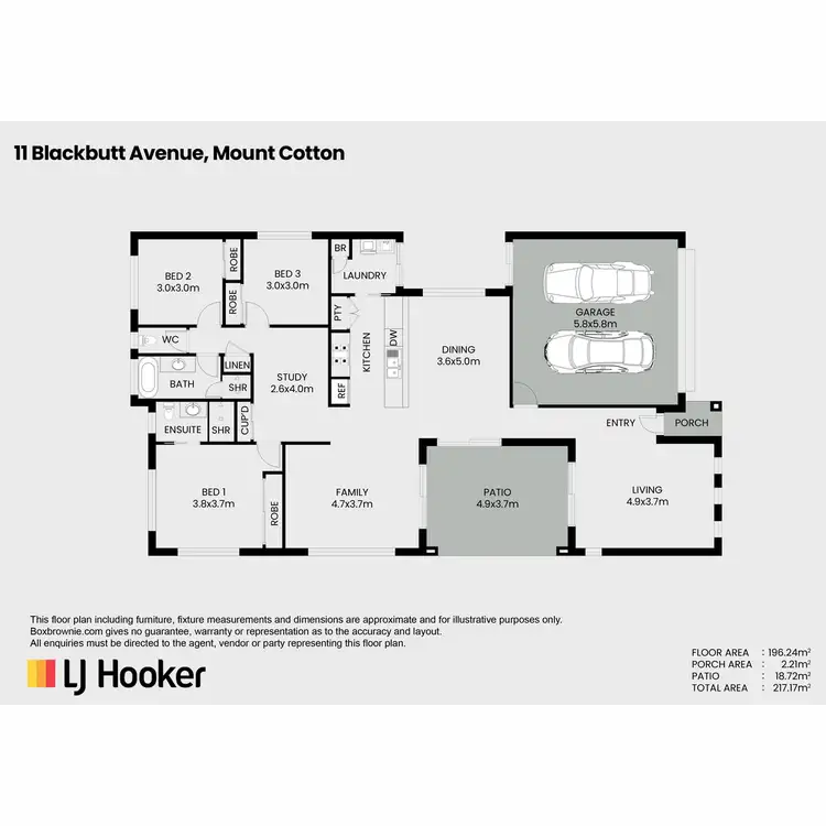 Floorplan of Homely house listing, 11 Blackbutt Avenue, Mount Cotton QLD 4165