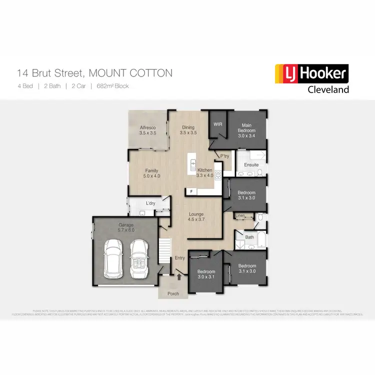 Floorplan of Homely house listing, 14 Brut Street, Mount Cotton QLD 4165