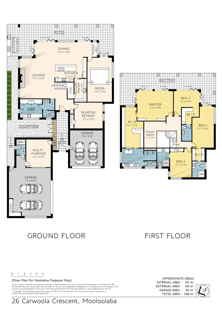 Floorplan of Homely house listing, 26 Carwoola Crescent, Mooloolaba QLD 4557