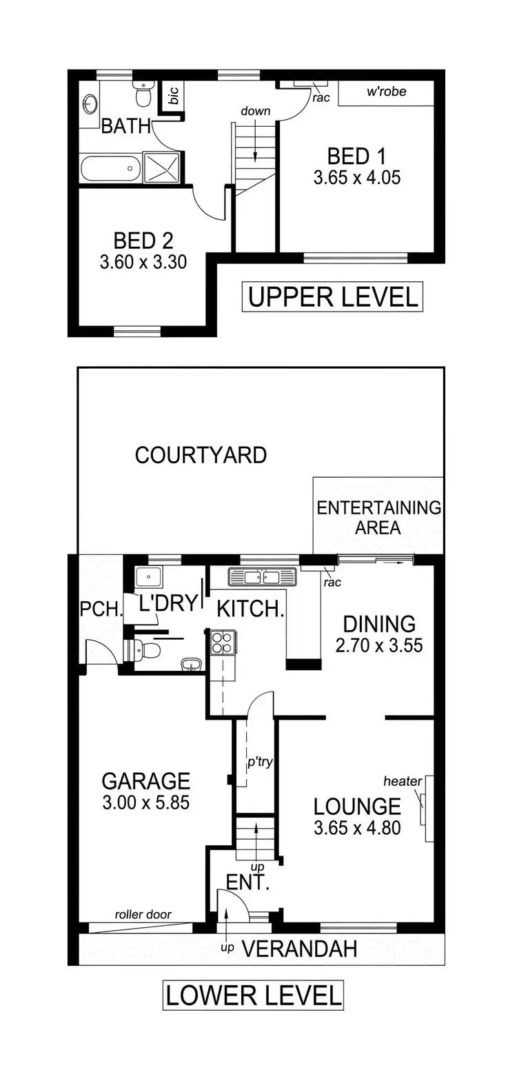 Floorplan of Homely unit listing, 5/612 Cross Road, South Plympton SA 5038