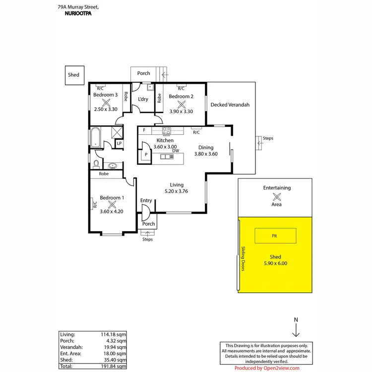 Floorplan of Homely house listing, 79A Murray Street, Nuriootpa SA 5355
