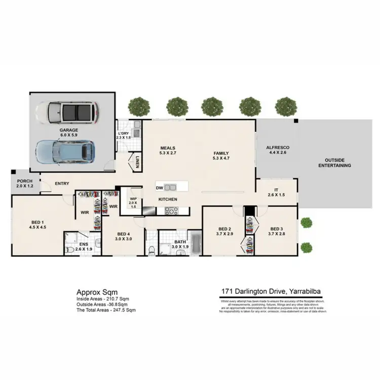 Floorplan of Homely house listing, 171 Darlington Drive, Yarrabilba QLD 4207