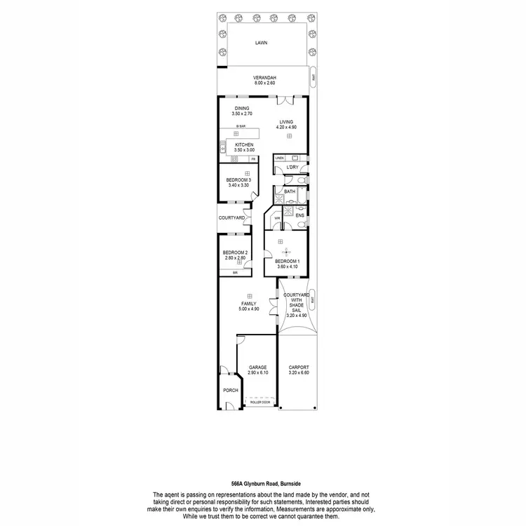 Floorplan of Homely house listing, 566A Glynburn Road, Burnside SA 5066
