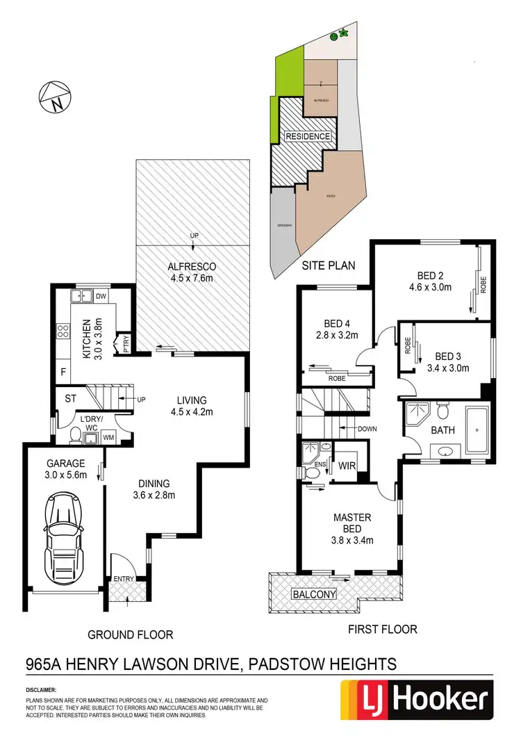 Floorplan of Homely house listing, 965A Henry Lawson Drive, Padstow Heights NSW 2211