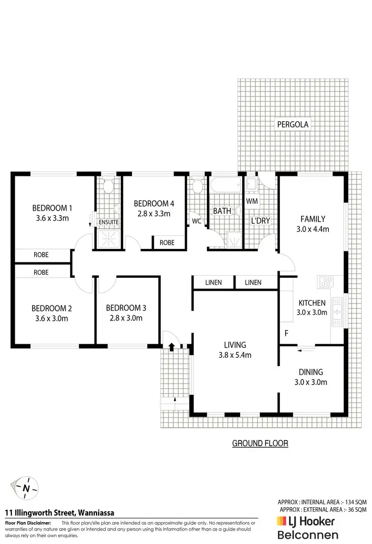 Floorplan of Homely house listing, 11 Illingworth Street, Wanniassa ACT 2903