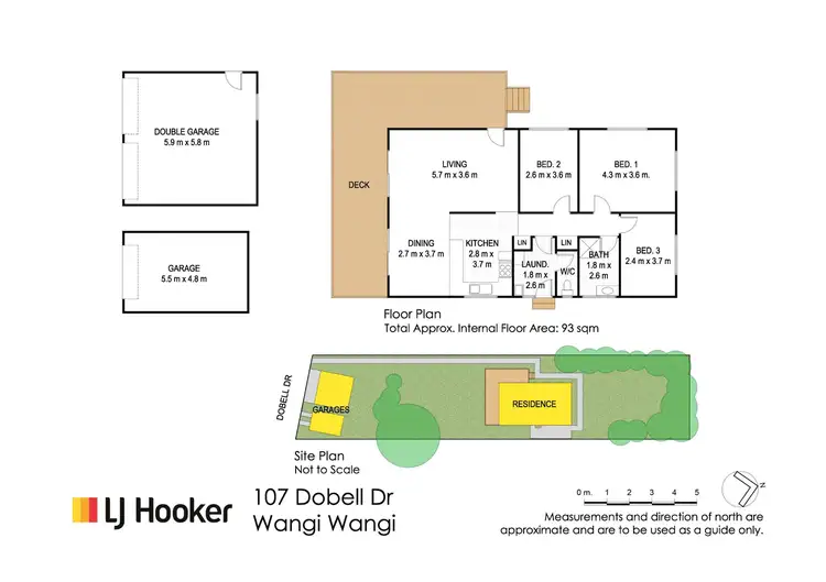 Floorplan of Homely house listing, 107 Dobell Drive, Wangi Wangi NSW 2267