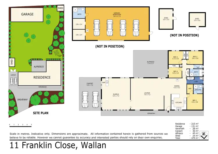 Floorplan of Homely house listing, 11 Franklin Close, Wallan VIC 3756