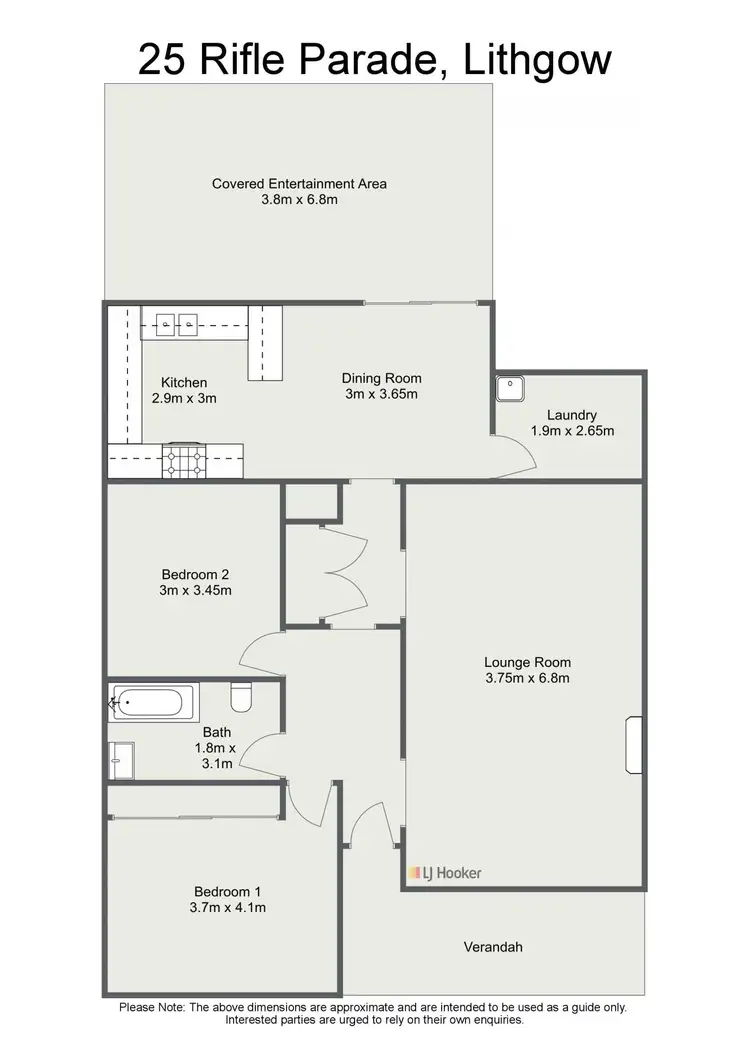 Floorplan of Homely house listing, 25 Rifle Parade, Lithgow NSW 2790