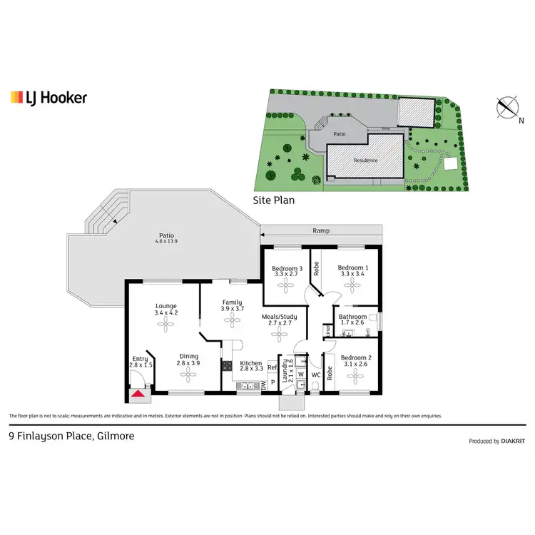 Floorplan of Homely house listing, 9 Finlayson Place, Gilmore ACT 2905