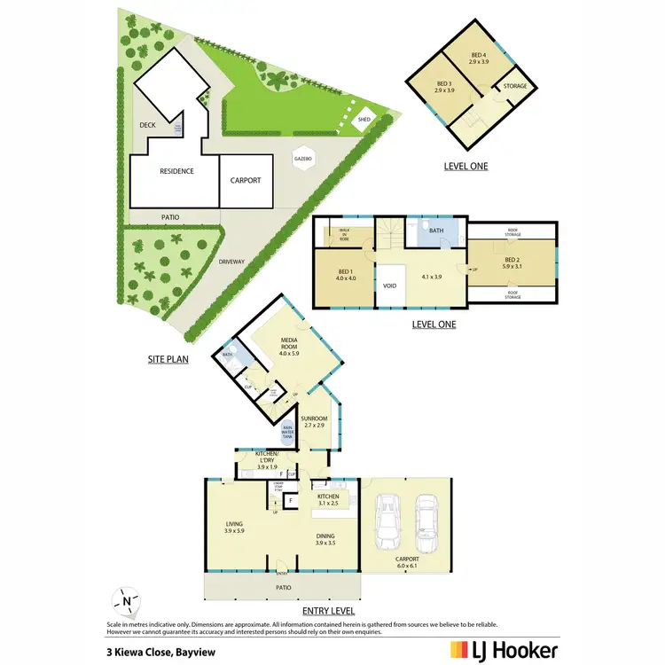 Floorplan of Homely house listing, 3 Kiewa Close, Bayview NSW 2104