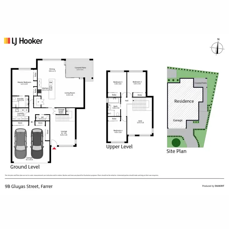 Floorplan of Homely house listing, 9B Gluyas Street, Farrer ACT 2607