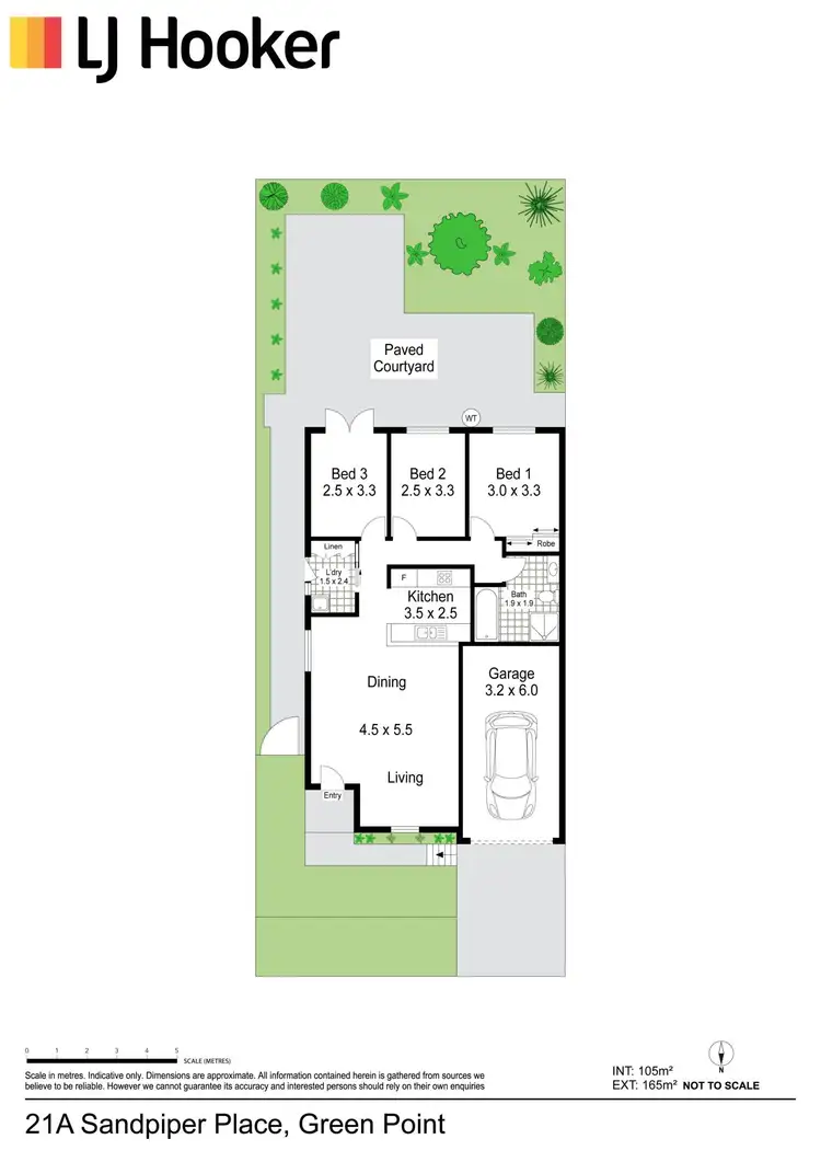 Floorplan of Homely house listing, 21A Sandpiper Place, Green Point NSW 2251
