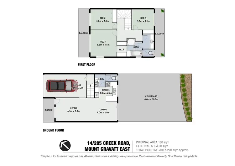 Floorplan of Homely townhouse listing, 14/285 Creek Road, Mount Gravatt East QLD 4122