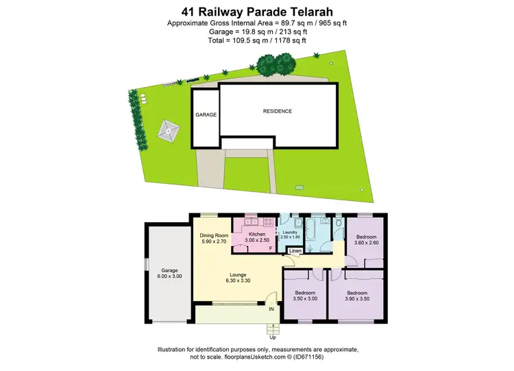 Floorplan of Homely house listing, 41 Railway Parade, Telarah NSW 2320