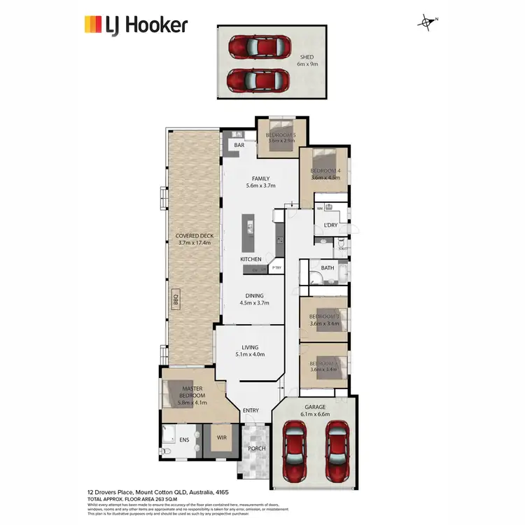 Floorplan of Homely house listing, 12 Drovers Place, Mount Cotton QLD 4165