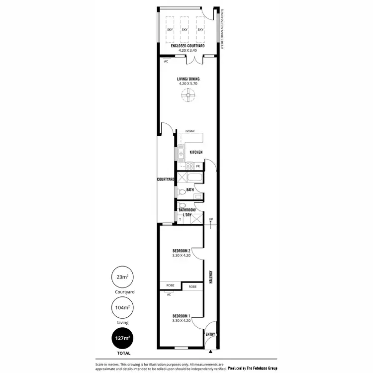 Floorplan of Homely house listing, 21 Claxton Street, Adelaide SA 5000