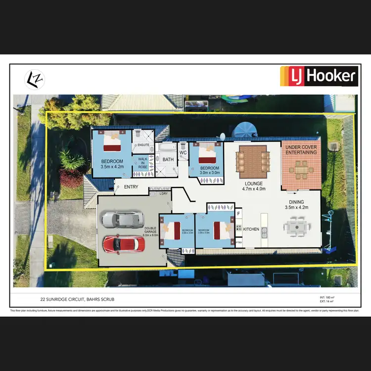 Floorplan of Homely house listing, 22 Sunridge Circuit, Bahrs Scrub QLD 4207