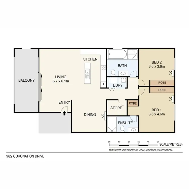 Floorplan of Homely apartment listing, 9/22 Coronation Drive, Stuart Park NT 820