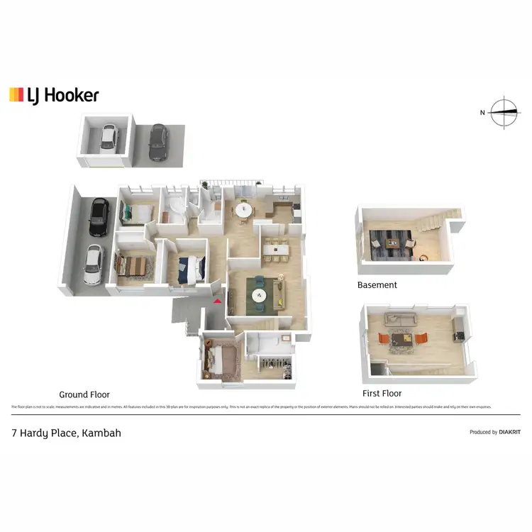 Floorplan of Homely house listing, 7 Hardy Place, Kambah ACT 2902
