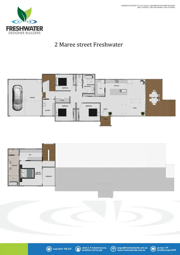 Floorplan of Homely house listing, 2 Maree Street, Freshwater QLD 4870