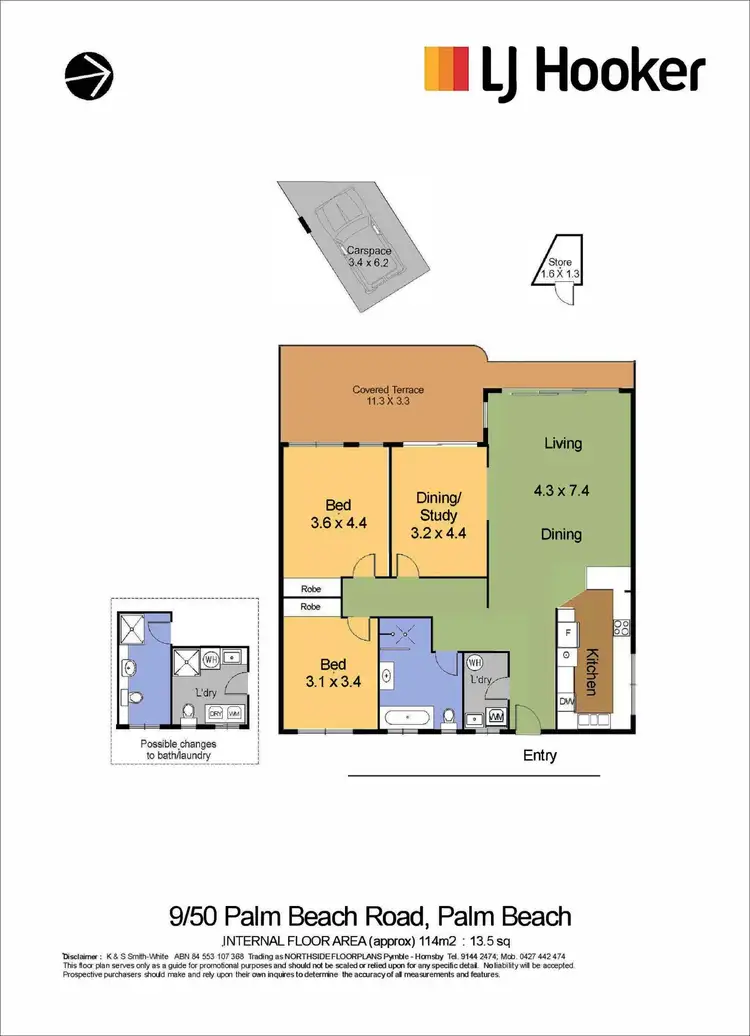 Floorplan of Homely apartment listing, 9/50 Palm Beach Road, Palm Beach NSW 2108