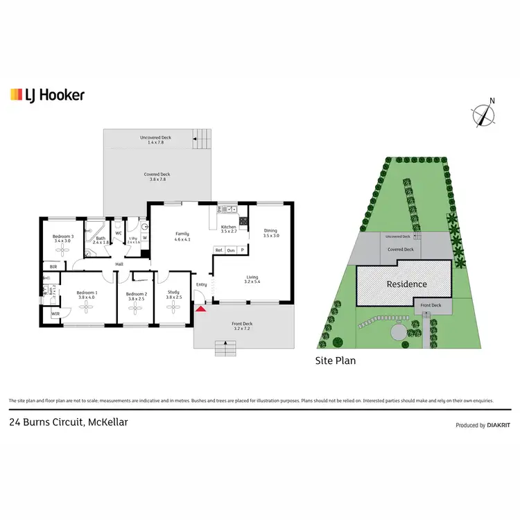 Floorplan of Homely house listing, 24 Burns Circuit, Mckellar ACT 2617