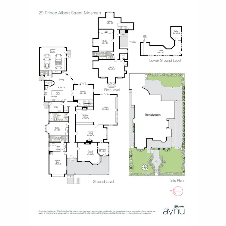Floorplan of Homely house listing, 29 Prince Albert Street, Mosman NSW 2088