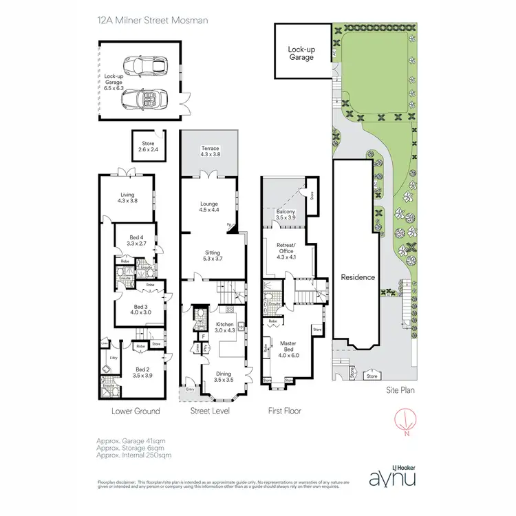 Floorplan of Homely house listing, 12A Milner Street, Mosman NSW 2088