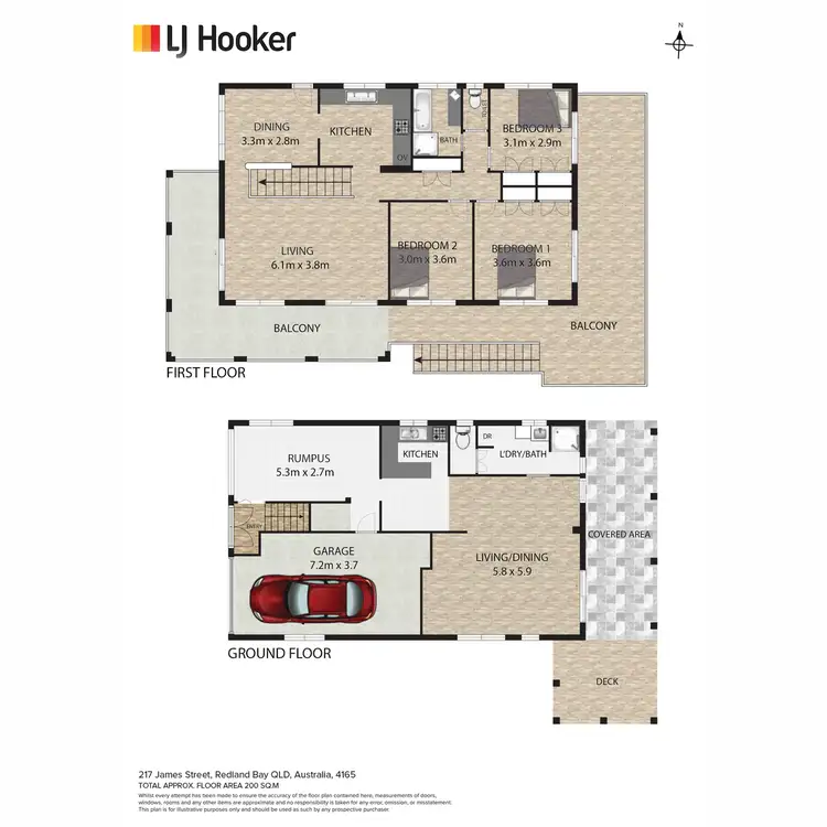 Floorplan of Homely house listing, 217 James Street, Redland Bay QLD 4165