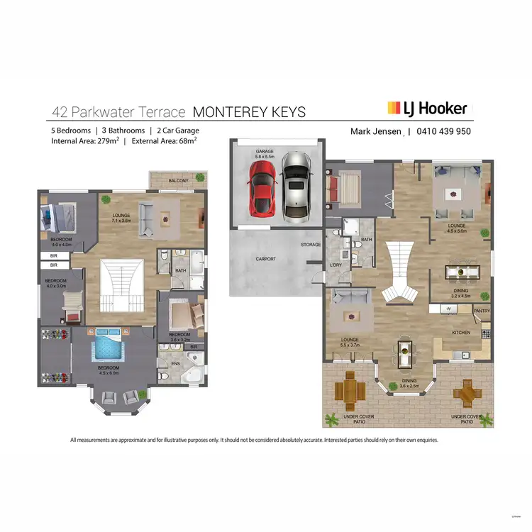 Floorplan of Homely house listing, 42 Parkwater Terrace, Helensvale QLD 4212