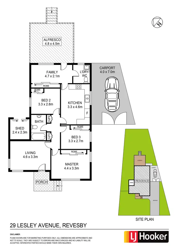 Floorplan of Homely house listing, 29 Lesley Avenue, Revesby NSW 2212