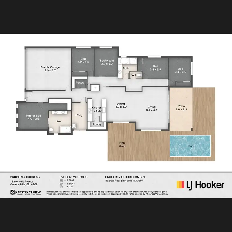 Floorplan of Homely house listing, 18 Merivale Avenue, Ormeau Hills QLD 4208