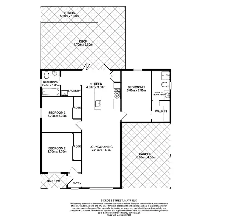 Floorplan of Homely house listing, 6 Cross Street, Mayfield NSW 2304