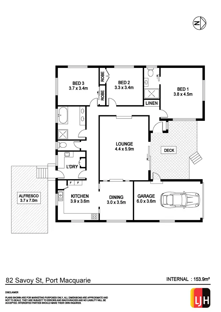 Floorplan of Homely house listing, 82 Savoy Street, Port Macquarie NSW 2444