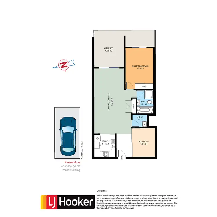 Floorplan of Homely unit listing, 17/465-481 Wentworth Avenue, Toongabbie NSW 2146