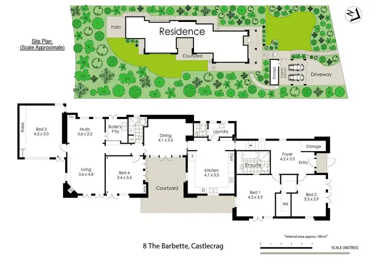 Floorplan of Homely house listing, 8 The Barbette, Castlecrag NSW 2068