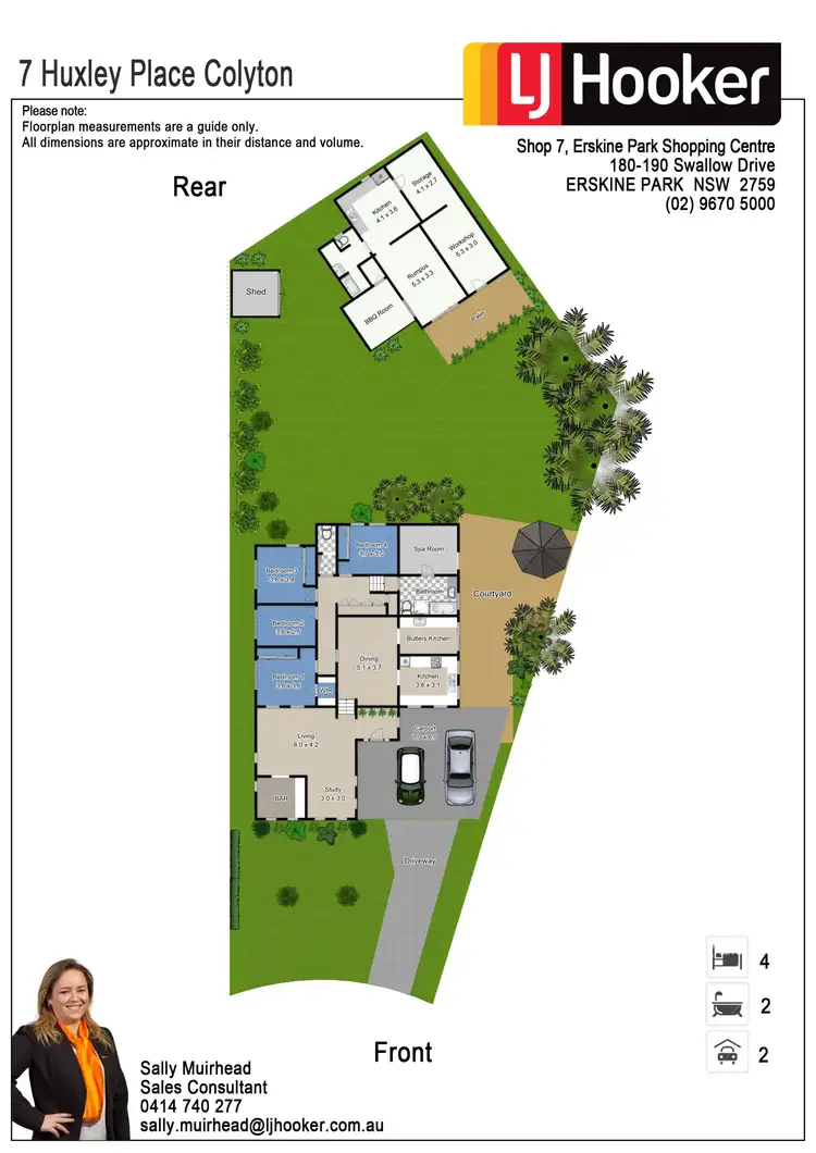 Floorplan of Homely house listing, 7 Huxley Place, Colyton NSW 2760