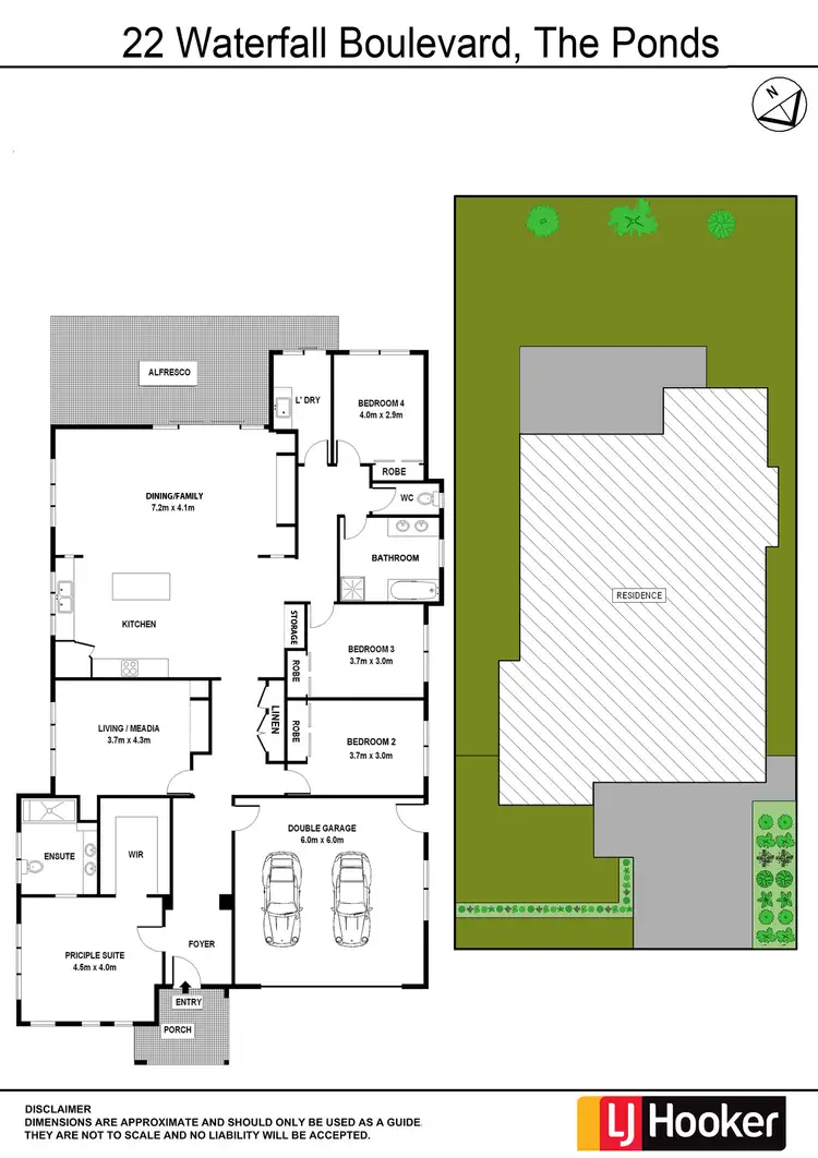 Floorplan of Homely house listing, 22 Waterfall Boulevard, Schofields NSW 2769