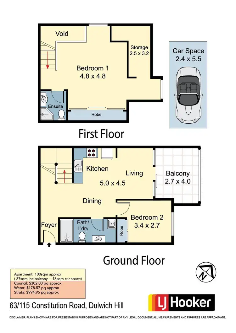Floorplan of Homely apartment listing, 63/115-117 Constitution Road, Dulwich Hill NSW 2203