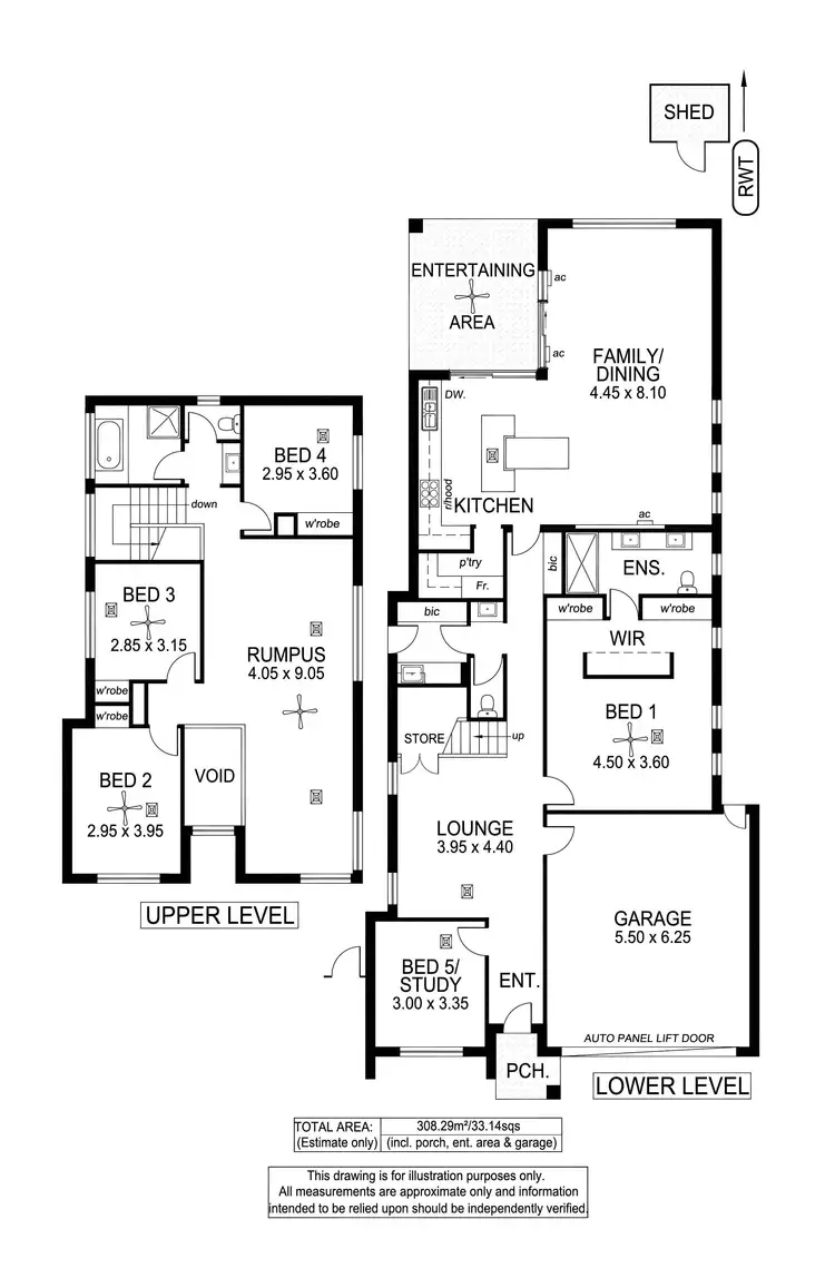 Floorplan of Homely house listing, 4A Lindley Avenue, Warradale SA 5046