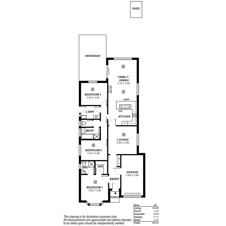 Floorplan of Homely house listing, 6B Edwin Avenue, Tranmere SA 5073