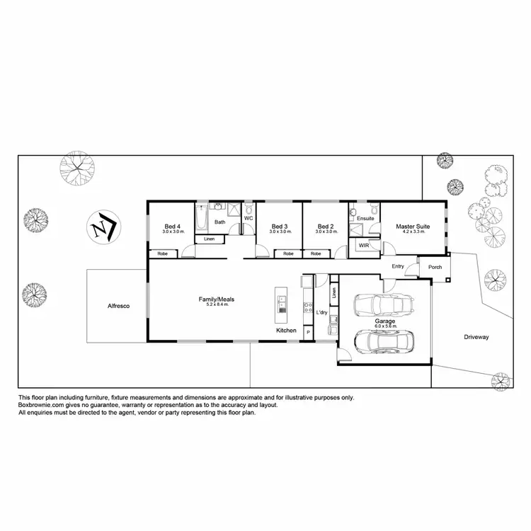 Floorplan of Homely house listing, 46 Cooinda Way, Point Cook VIC 3030