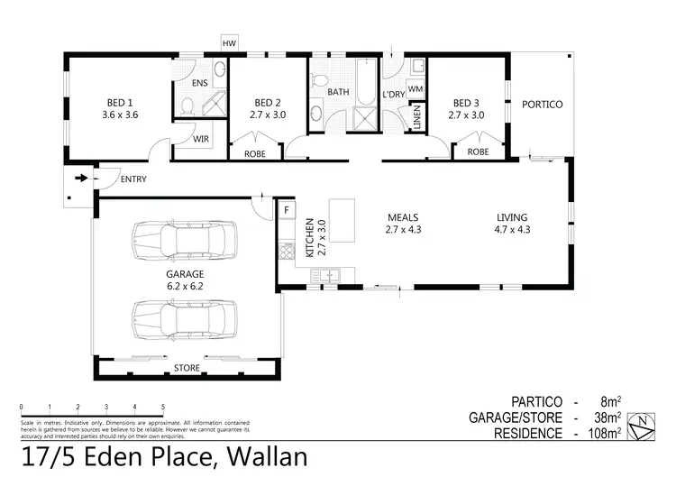 Floorplan of Homely unit listing, Unit 17/5 Eden Place, Wallan VIC 3756