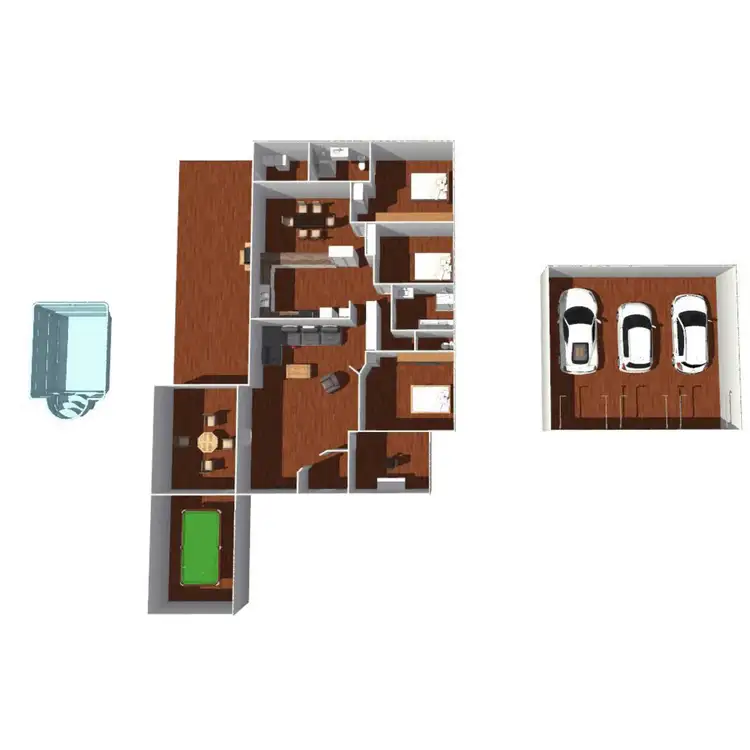Floorplan of Homely house listing, 13 Mostyn Crescent, Bushland Beach QLD 4818