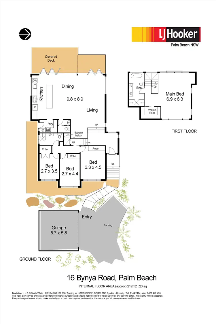 Floorplan of Homely house listing, 16 Bynya Road, Palm Beach NSW 2108
