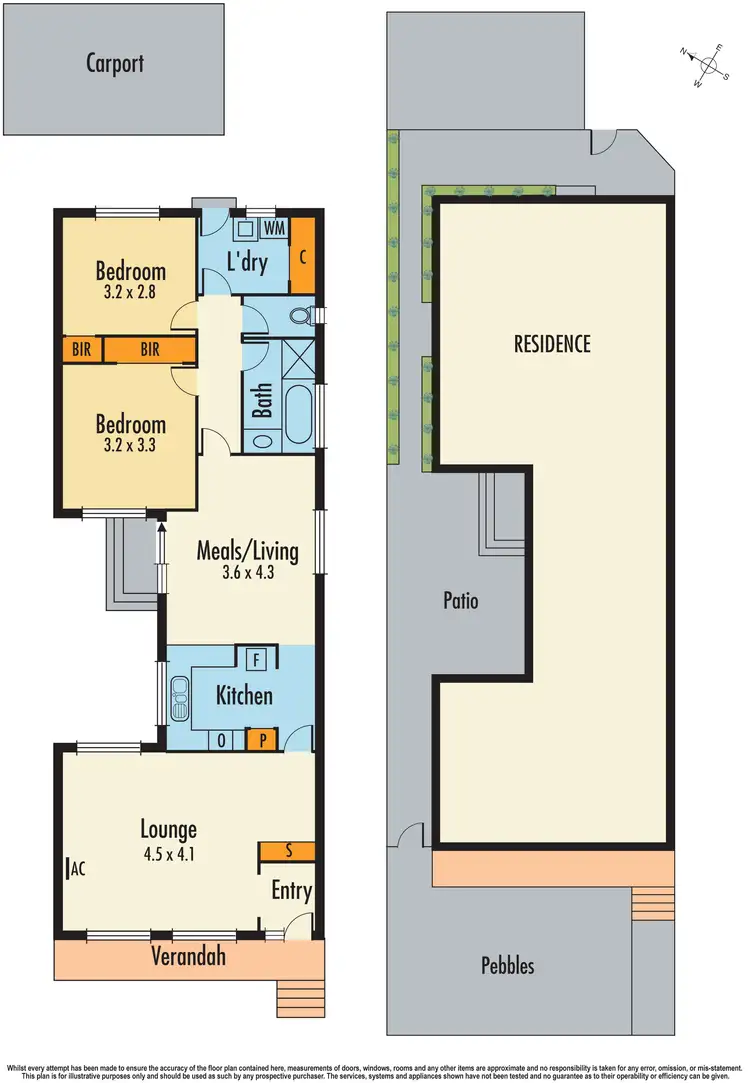 Floorplan of Homely unit listing, Unit 1/83 Pultney Street, Dandenong VIC 3175