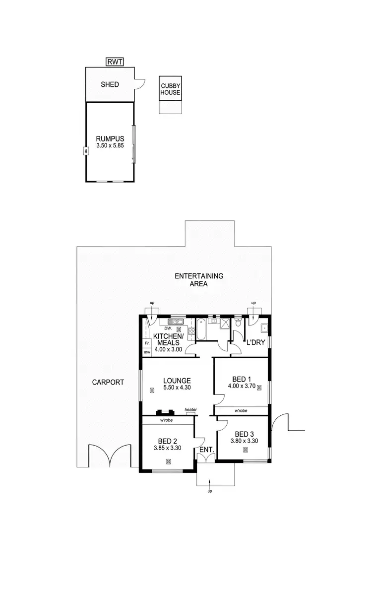 Floorplan of Homely house listing, 41 Thomas Street, South Plympton SA 5038